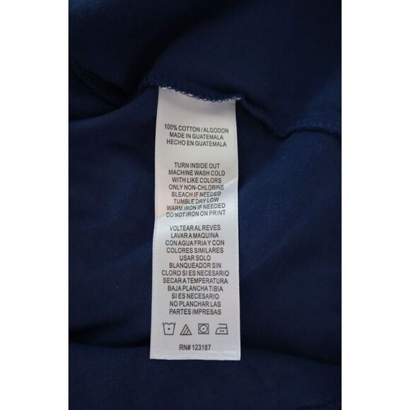 Guy Harvey Men's Sz M Dark Blue Crew Neck S/S Classic Fit Pocket Graphic T-Shirt - Picture 6 of 9